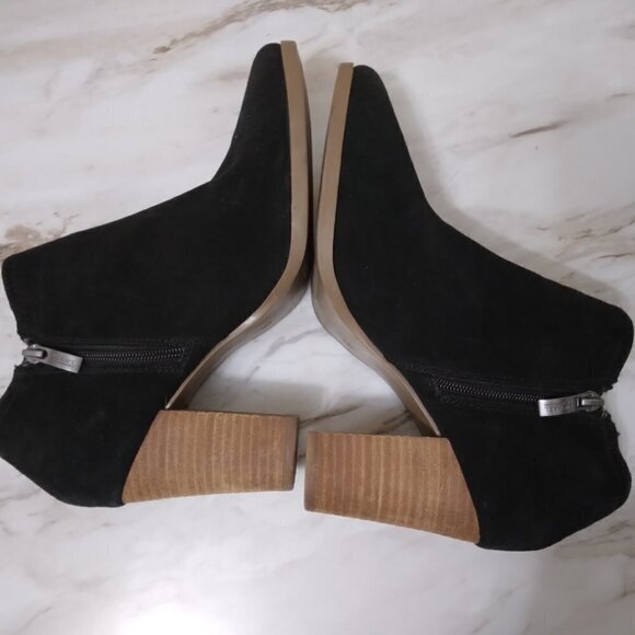 Michael Shannon | Black Suede Ankle Boot Side Zip | Size 9.5 - Picture 7 of 12